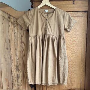 The Simple Folk | Tan Kids Dress